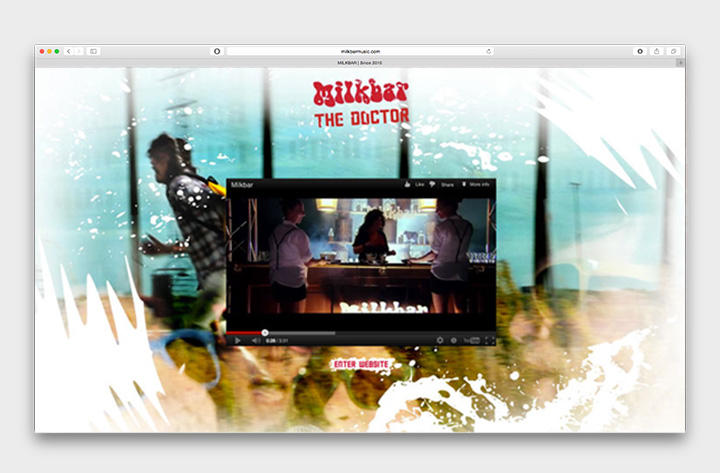 Milkbar website The Doctor